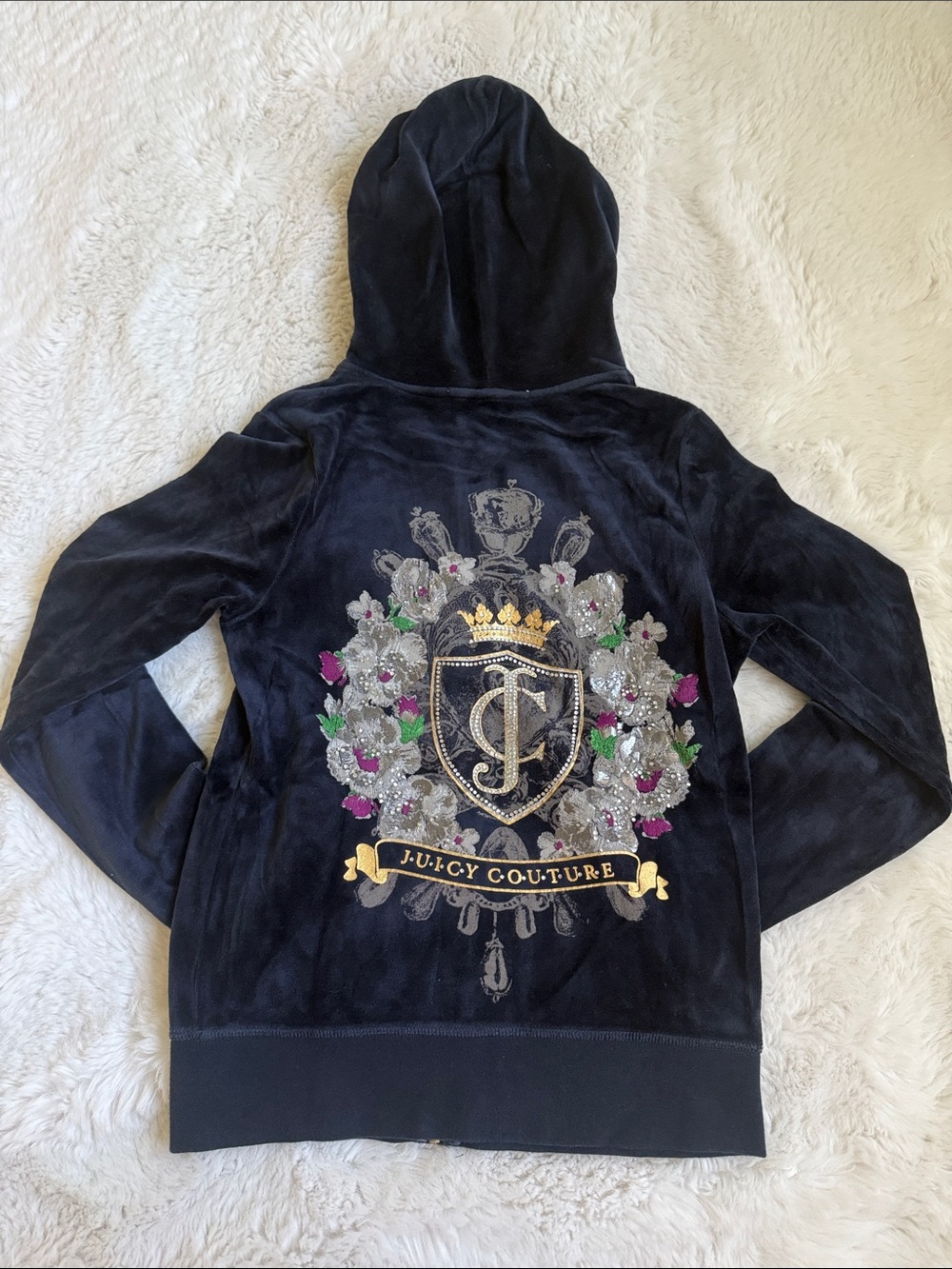 Juicy Couture Velour Zip Hoodie